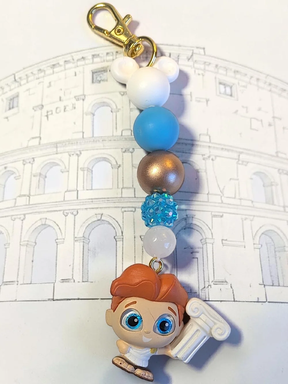 Handmade Hercules Bag Charm/ Keychain - Picture 1 of 4